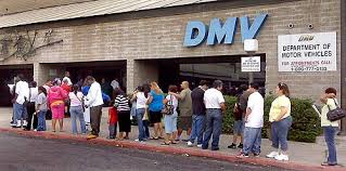 line at DMV