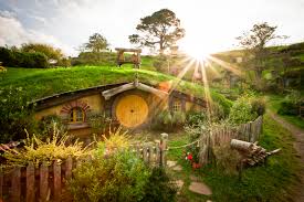 hobbit home in sun